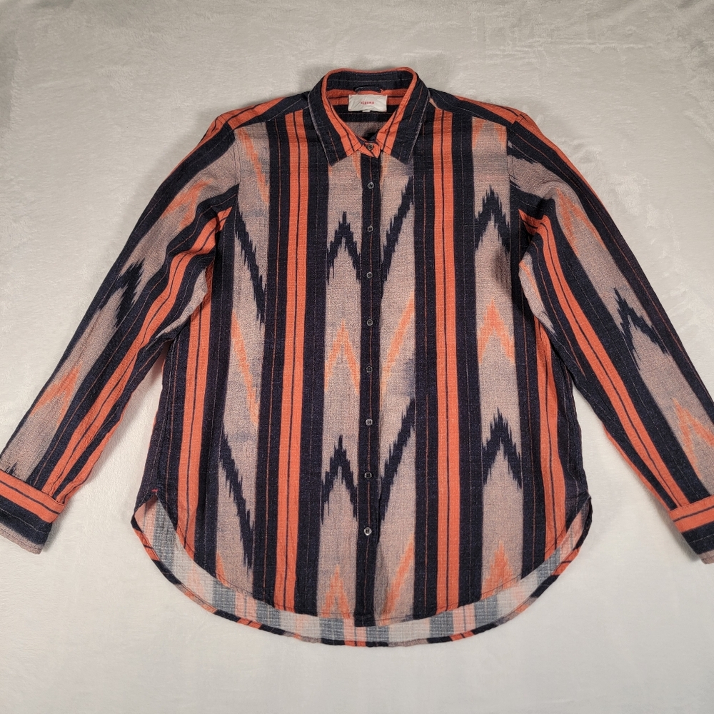 Xirena Beau Shirt In Flame Orange, Size S - Picture 2 of 11